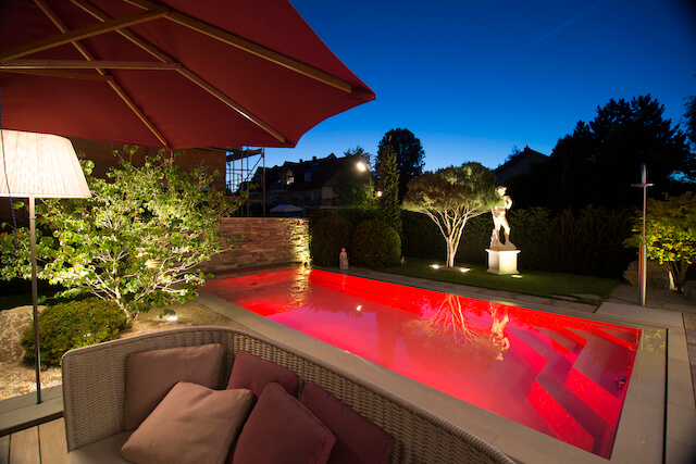 Compass Pools LED lighting